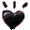 black.heart.mini