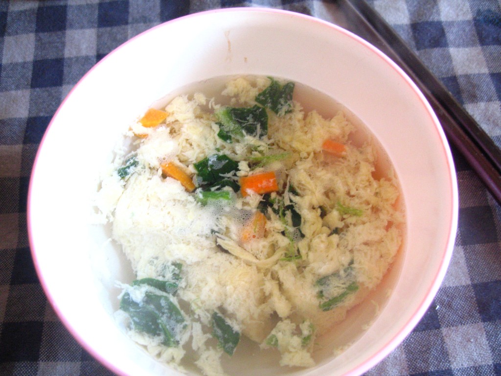 葉酸たまごスープ