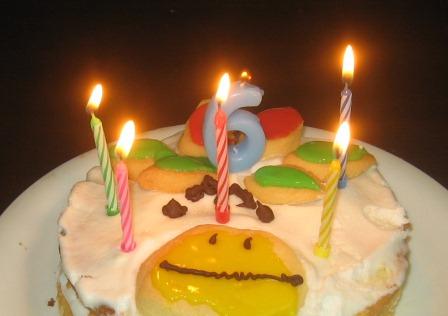 はなかっぱのケーキぷちぐり6歳誕生日